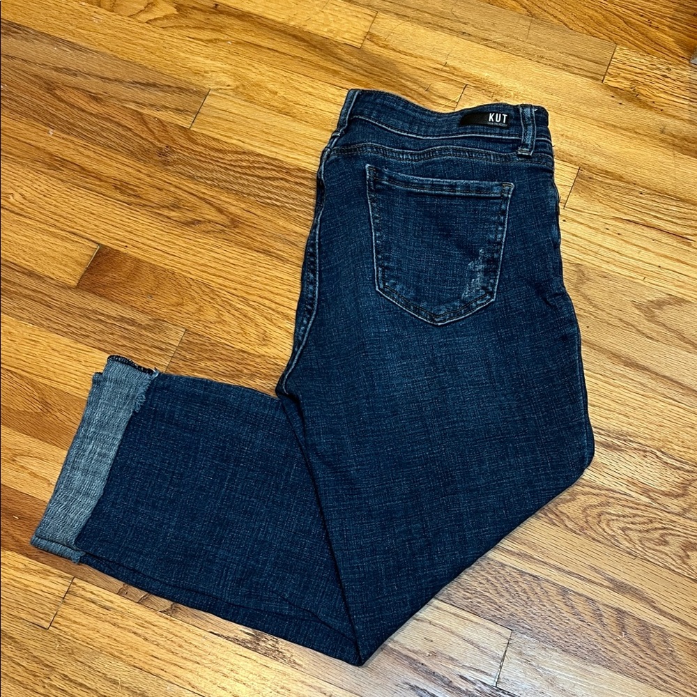 Kut From the Kloth Amy Crop Straight Leg Jeans